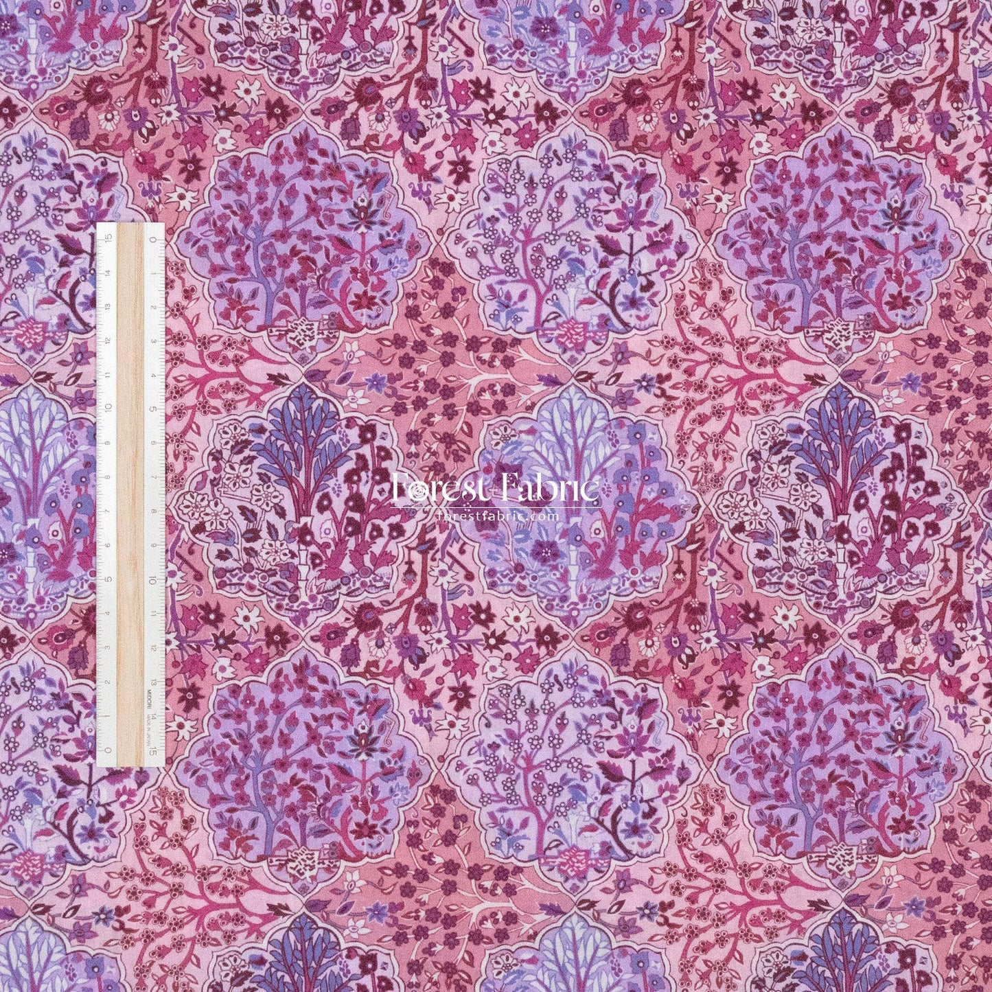 Liberty of London (Cotton Tana Lawn Fabric) - Aspley Tile - FO:REST Fabric 布恩堂Liberty fabrictana lawnjapanese fabricykk zipper
