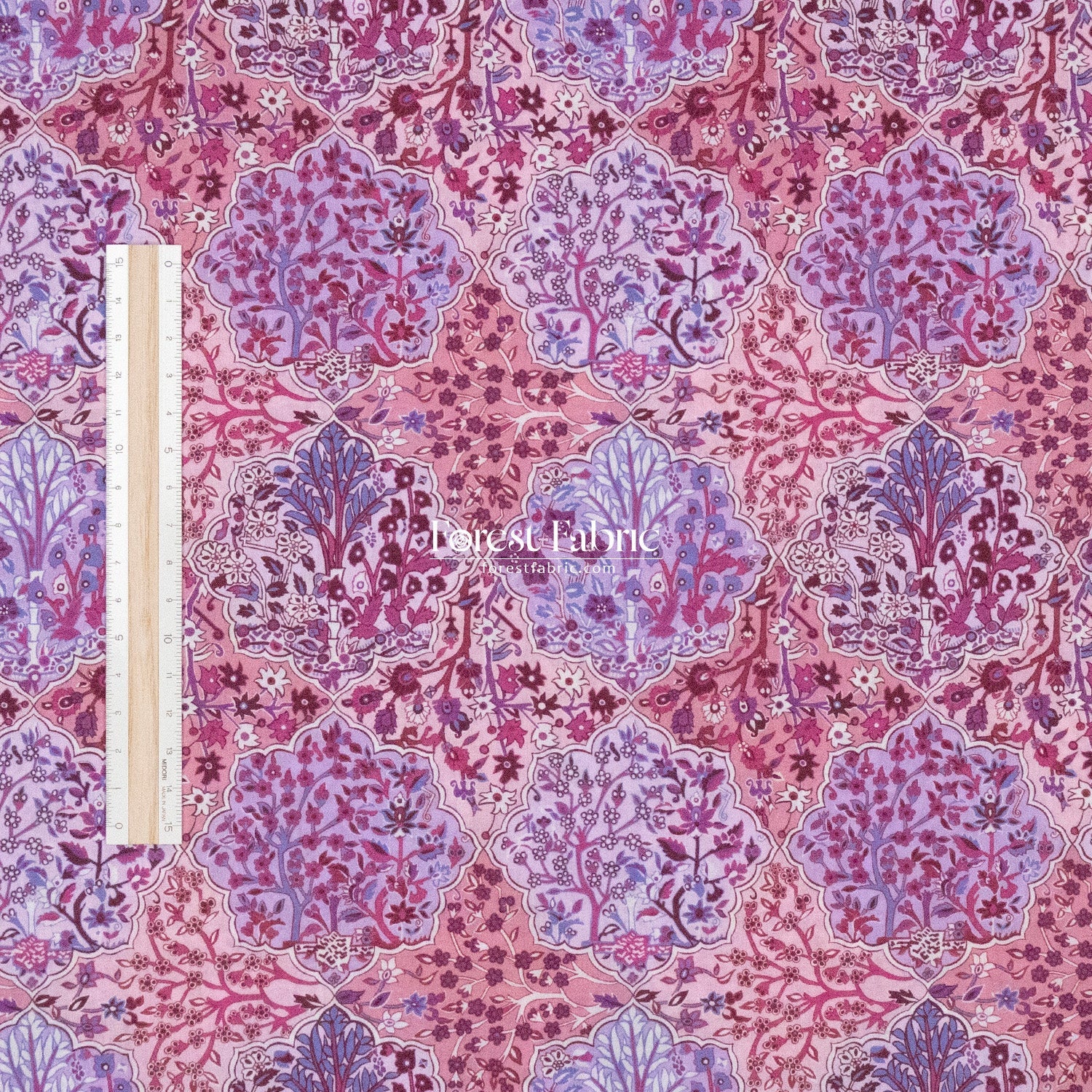 Liberty of London (Cotton Tana Lawn Fabric) - Aspley Tile - FO:REST Fabric 布恩堂Liberty fabrictana lawnjapanese fabricykk zipper