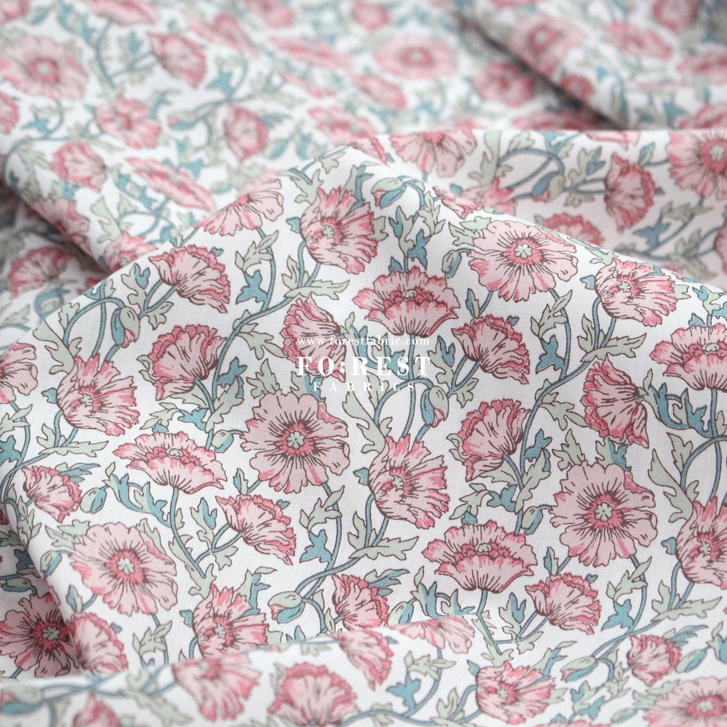 Liberty of London (Cotton Tana Lawn Fabric) - Astell Reece - FO:REST Fabric 布恩堂Liberty fabrictana lawnjapanese fabricykk zipper