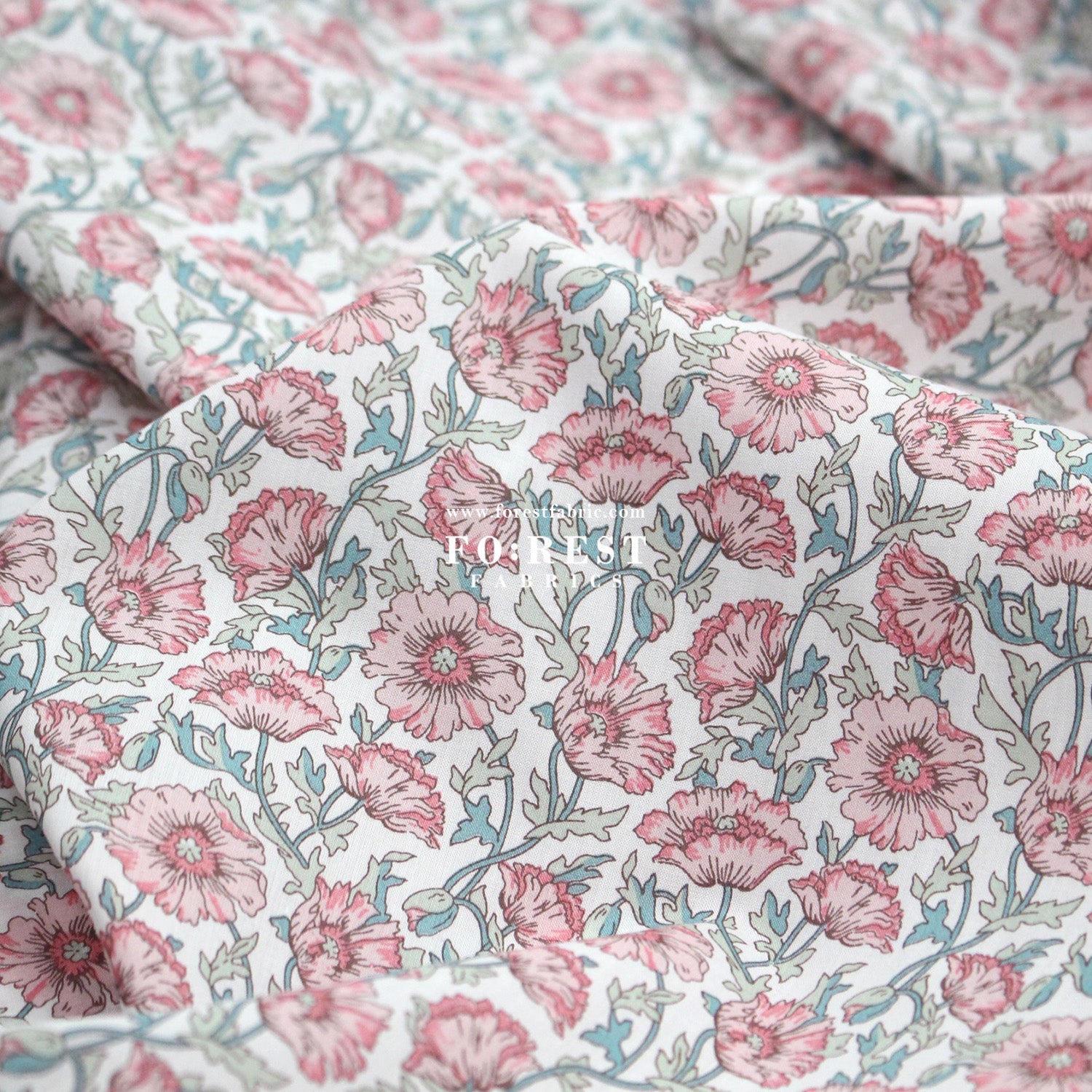 Liberty of London (Cotton Tana Lawn Fabric) - Astell Reece - FO:REST Fabric 布恩堂Liberty fabrictana lawnjapanese fabricykk zipper