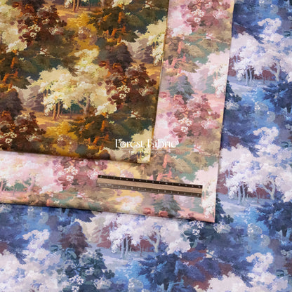 Liberty of London (Cotton Tana Lawn Fabric) - Autumnal Arborertum - FO:REST Fabric 布恩堂Liberty fabrictana lawnjapanese fabricykk zipper