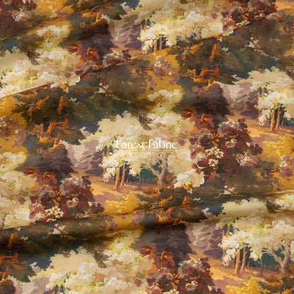 Liberty of London (Cotton Tana Lawn Fabric) - Autumnal Arborertum - FO:REST Fabric 布恩堂Liberty fabrictana lawnjapanese fabricykk zipper
