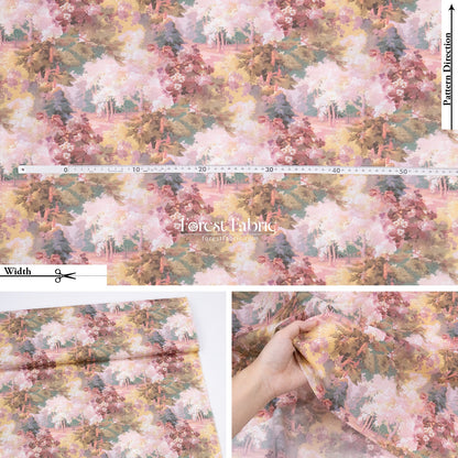 Liberty of London (Cotton Tana Lawn Fabric) - Autumnal Arborertum - FO:REST Fabric 布恩堂Liberty fabrictana lawnjapanese fabricykk zipper
