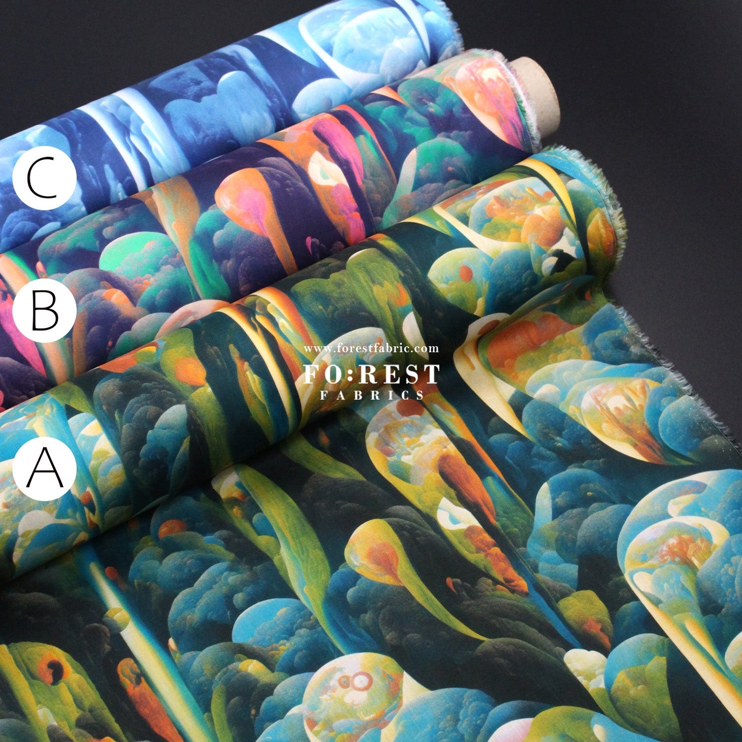 Liberty of London (Cotton Tana Lawn Fabric) - Avalon Scenes - FO:REST Fabric 布恩堂Liberty fabrictana lawnjapanese fabricykk zipper