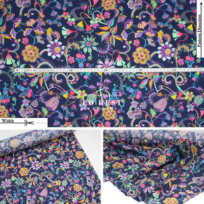 Liberty of London (Cotton Tana Lawn Fabric) - Beautiful Bizarre A - FO:REST Fabric 布恩堂Liberty fabrictana lawnjapanese fabricykk zipper