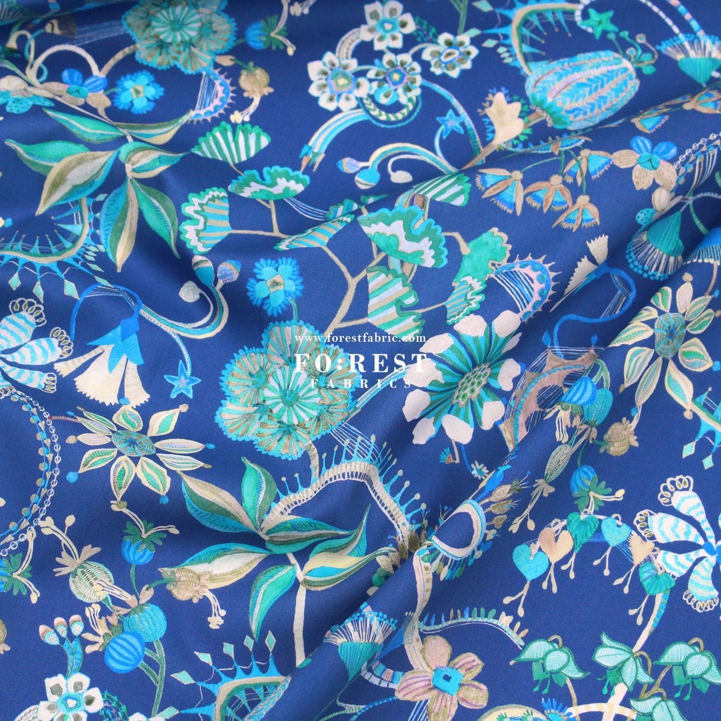 Liberty of London (Cotton Tana Lawn Fabric) - Beautifully Bizarre B - FO:REST Fabric 布恩堂Liberty fabrictana lawnjapanese fabricykk zipper