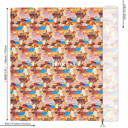 Liberty of London (Cotton Tana Lawn Fabric) - Bernard's Buildings - FO:REST Fabric 布恩堂Liberty fabrictana lawnjapanese fabricykk zipper