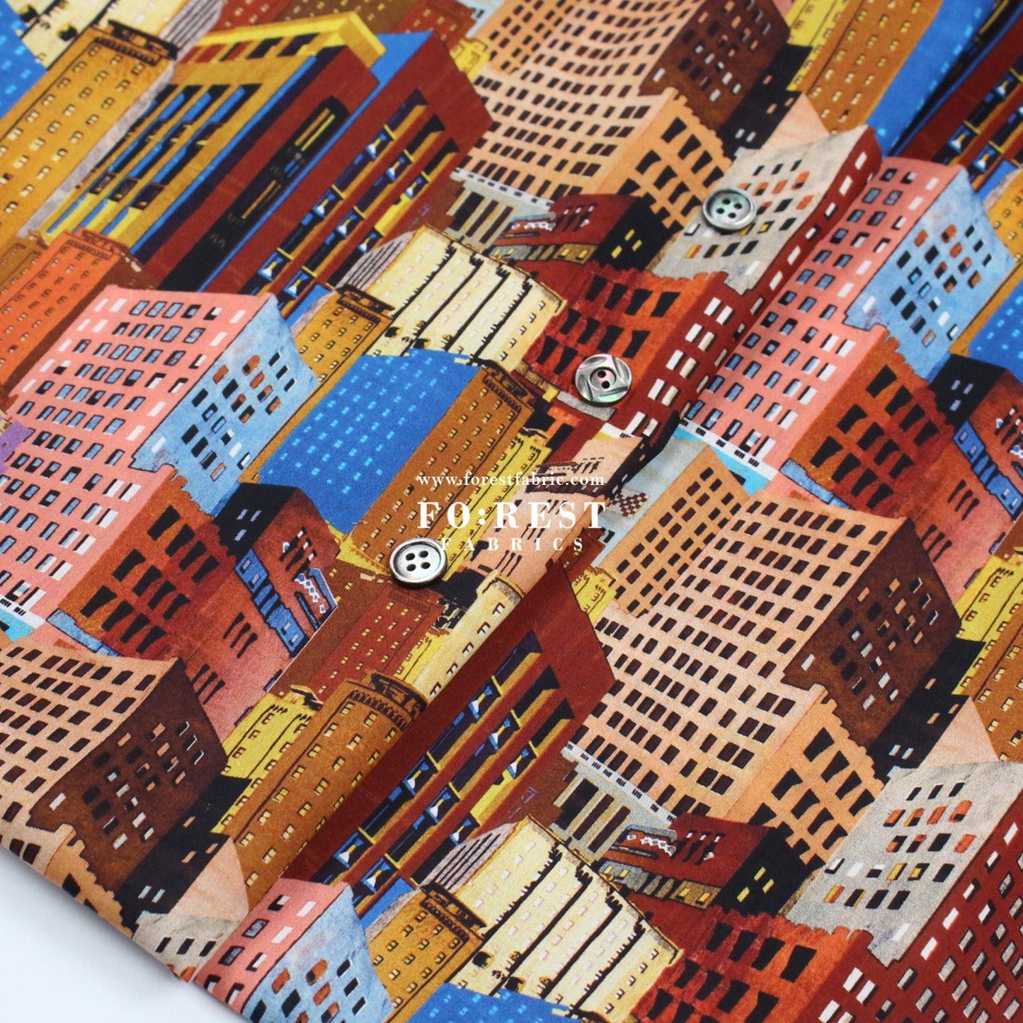 Liberty of London (Cotton Tana Lawn Fabric) - Bernard's Buildings - FO:REST Fabric 布恩堂Liberty fabrictana lawnjapanese fabricykk zipper