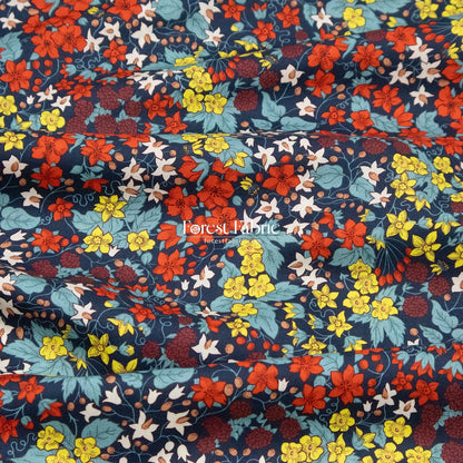 Liberty of London (Cotton Tana Lawn Fabric) - Berry Harvest - FO:REST Fabric 布恩堂Liberty fabrictana lawnjapanese fabricykk zipper