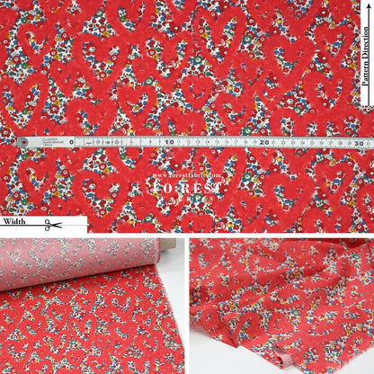 Liberty of London (Cotton Tana Lawn Fabric) - Betsy Ann Graffiti - FO:REST Fabric 布恩堂Liberty fabrictana lawnjapanese fabricykk zipper