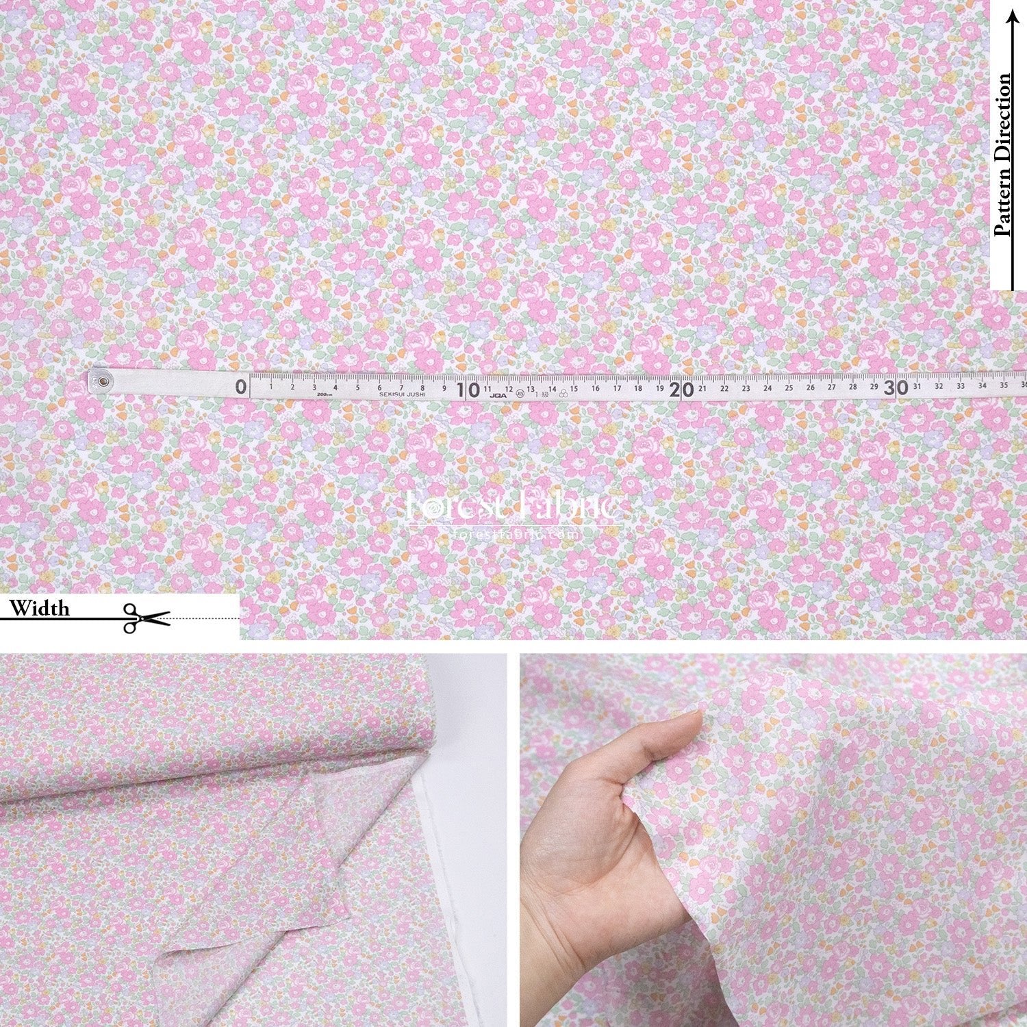 Liberty of London (Cotton Tana Lawn Fabric) - Betsy Ann - FO:REST Fabric 布恩堂Liberty fabrictana lawnjapanese fabricykk zipper