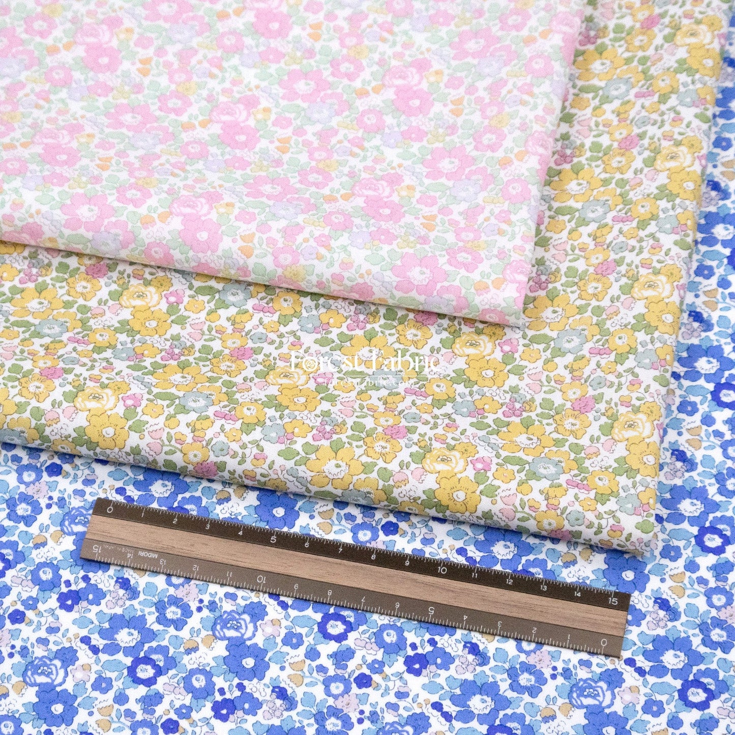 Liberty of London (Cotton Tana Lawn Fabric) - Betsy Ann - FO:REST Fabric 布恩堂Liberty fabrictana lawnjapanese fabricykk zipper