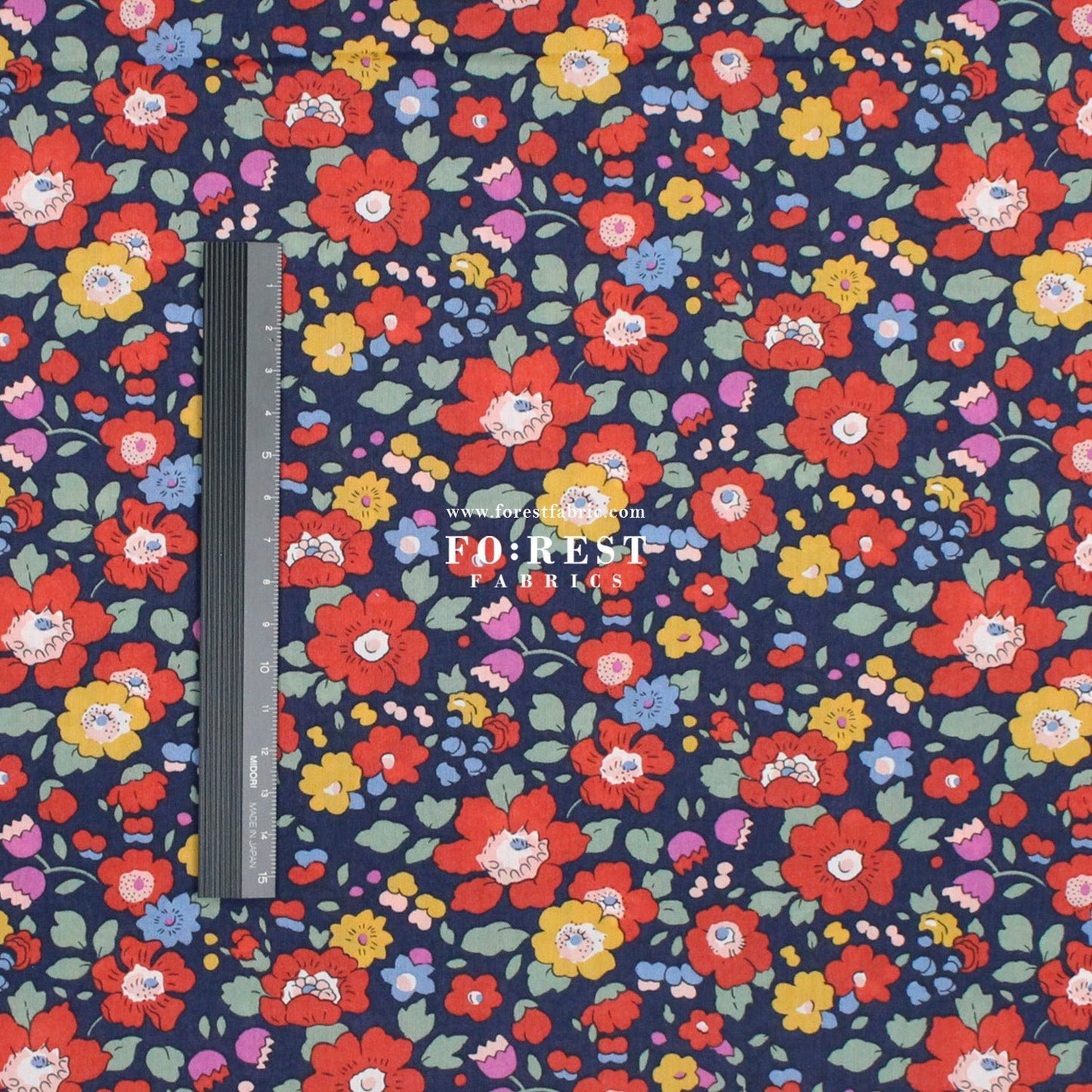 Liberty of London (Cotton Tana Lawn Fabric) - Betsy Meadow A - FO:REST Fabric 布恩堂Liberty fabrictana lawnjapanese fabricykk zipper
