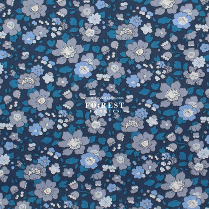 Liberty of London (Cotton Tana Lawn Fabric) - Betsy Meadow Metalic E - FO:REST Fabric 布恩堂Liberty fabrictana lawnjapanese fabricykk zipper