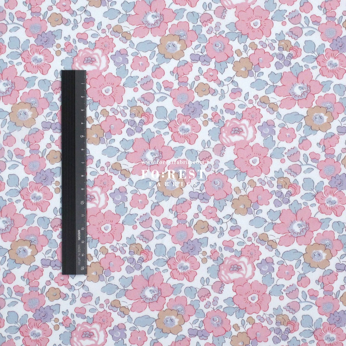Liberty of London (Cotton Tana Lawn Fabric) - Betsy Meadow X - FO:REST Fabric 布恩堂Liberty fabrictana lawnjapanese fabricykk zipper