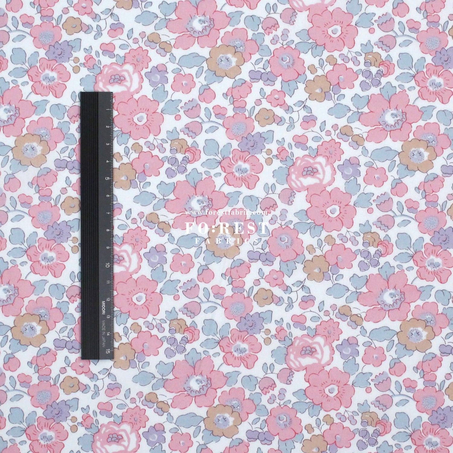 Liberty of London (Cotton Tana Lawn Fabric) - Betsy Meadow X - FO:REST Fabric 布恩堂Liberty fabrictana lawnjapanese fabricykk zipper