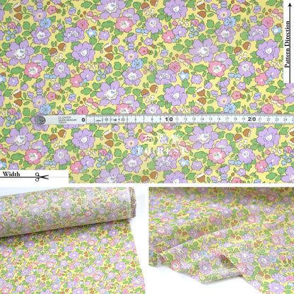 Liberty Of London (Cotton Tana Lawn Fabric) - Betsy Meadow Yellow Cotton