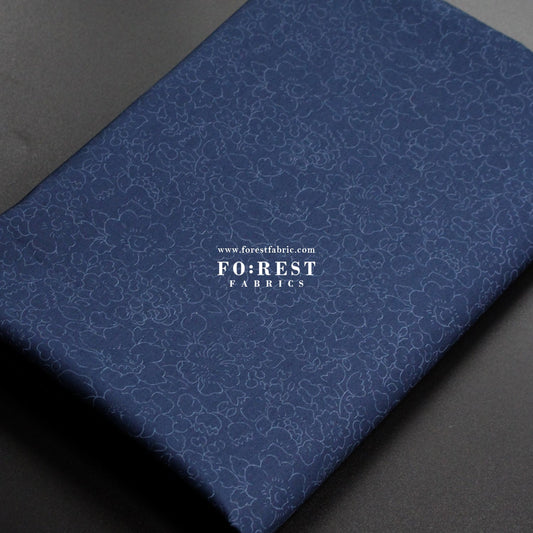 Liberty of London (Cotton Tana Lawn Fabric) - Betsy Navy - FO:REST Fabric 布恩堂Liberty fabrictana lawnjapanese fabricykk zipper