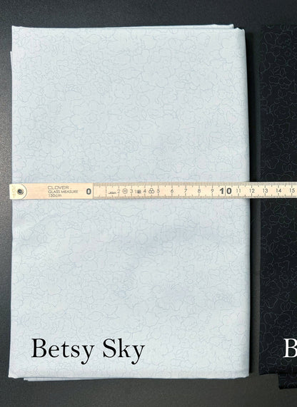 Liberty of London (Cotton Tana Lawn Fabric) - Betsy Sky - FO:REST Fabric 布恩堂Liberty fabrictana lawnjapanese fabricykk zipper