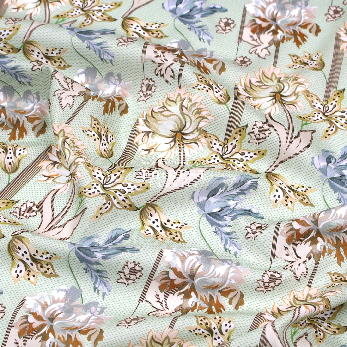 Liberty of London (Cotton Tana Lawn Fabric) - Bettina Bloom - FO:REST Fabric 布恩堂Liberty fabrictana lawnjapanese fabricykk zipper