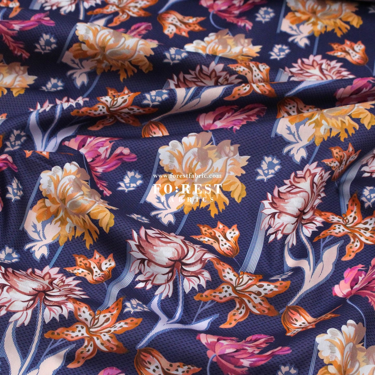 Liberty of London (Cotton Tana Lawn Fabric) - Bettina Bloom - FO:REST Fabric 布恩堂Liberty fabrictana lawnjapanese fabricykk zipper