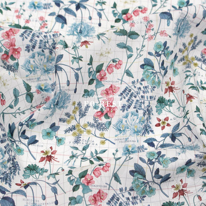 Liberty of London (Cotton Tana Lawn Fabric) - Botanists Journey A - FO:REST Fabric 布恩堂Liberty fabrictana lawnjapanese fabricykk zipper