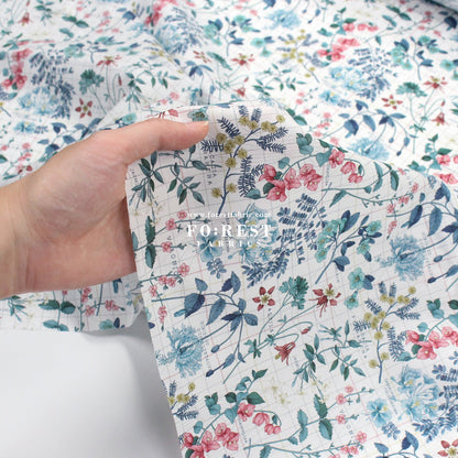 Liberty of London (Cotton Tana Lawn Fabric) - Botanists Journey A - FO:REST Fabric 布恩堂Liberty fabrictana lawnjapanese fabricykk zipper