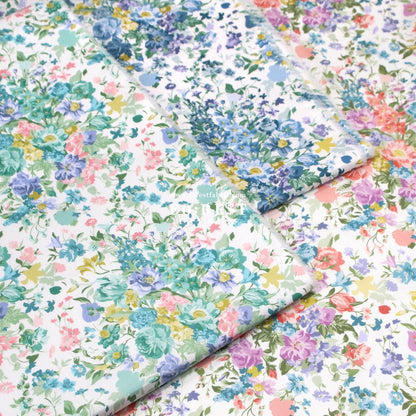 Liberty of London (Cotton Tana Lawn Fabric) - Bouquet Parade C - FO:REST Fabric 布恩堂Liberty fabrictana lawnjapanese fabricykk zipper