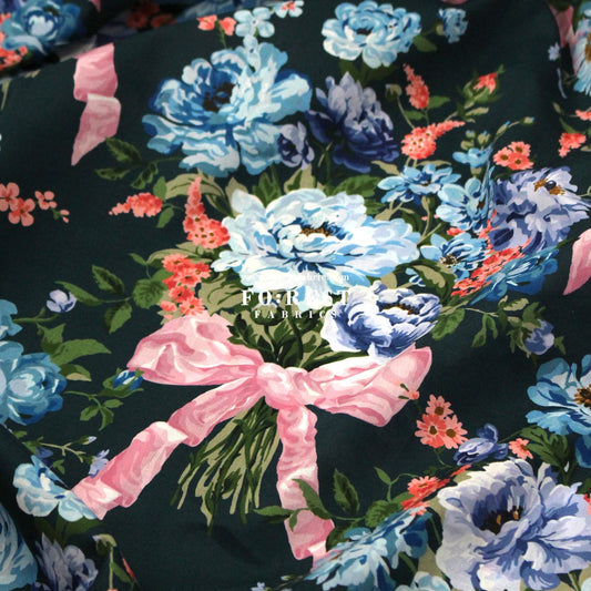 Liberty of London (Cotton Tana Lawn Fabric) - Bow Bouquet - FO:REST Fabric 布恩堂Liberty fabrictana lawnjapanese fabricykk zipper
