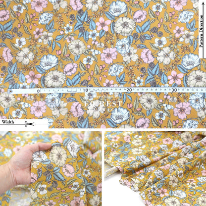 Liberty of London (Cotton Tana Lawn Fabric) - Bramble - FO:REST Fabric 布恩堂Liberty fabrictana lawnjapanese fabricykk zipper