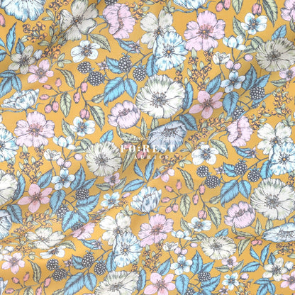 Liberty of London (Cotton Tana Lawn Fabric) - Bramble - FO:REST Fabric 布恩堂Liberty fabrictana lawnjapanese fabricykk zipper