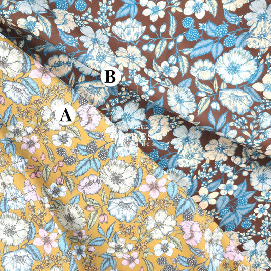 Liberty of London (Cotton Tana Lawn Fabric) - Bramble - FO:REST Fabric 布恩堂Liberty fabrictana lawnjapanese fabricykk zipper