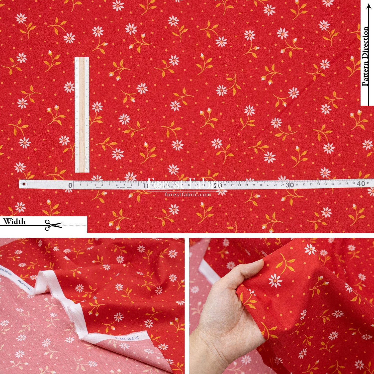 Liberty of London (Cotton Tana Lawn Fabric) - Bryony Daisy - FO:REST Fabric 布恩堂Liberty fabrictana lawnjapanese fabricykk zipper