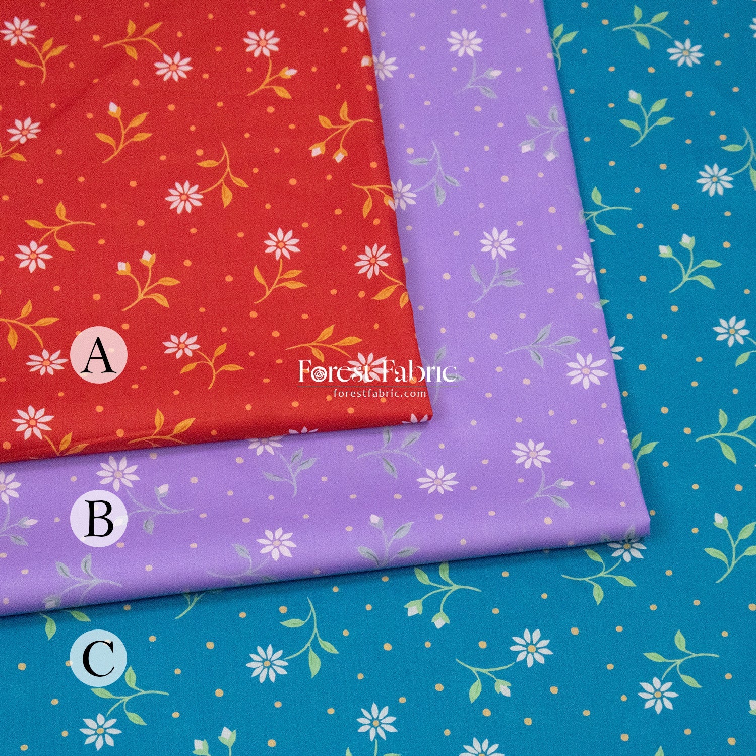 Liberty of London (Cotton Tana Lawn Fabric) - Bryony Daisy - FO:REST Fabric 布恩堂Liberty fabrictana lawnjapanese fabricykk zipper