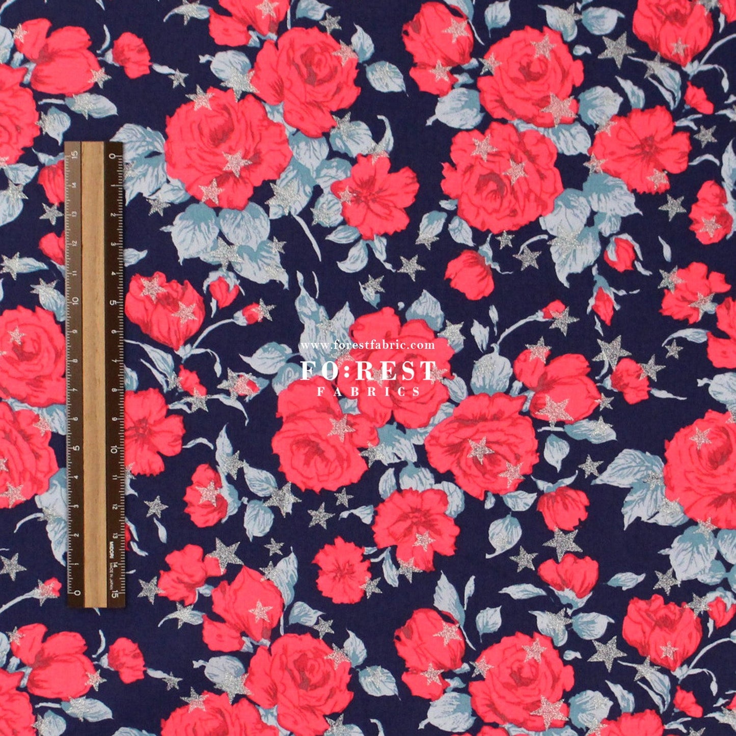Liberty of London (Cotton Tana Lawn Fabric) - Carline Love Blossom - FO:REST Fabric 布恩堂Liberty fabrictana lawnjapanese fabricykk zipper