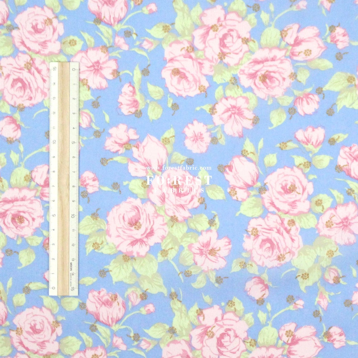 Liberty of London (Cotton Tana Lawn Fabric) - Carline Love Blossom - FO:REST Fabric 布恩堂Liberty fabrictana lawnjapanese fabricykk zipper