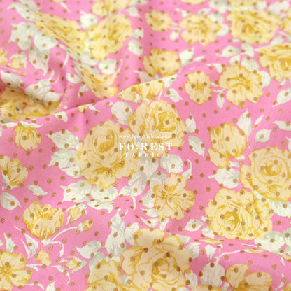 Liberty of London (Cotton Tana Lawn Fabric) - Carline Love Blossom - FO:REST Fabric 布恩堂Liberty fabrictana lawnjapanese fabricykk zipper