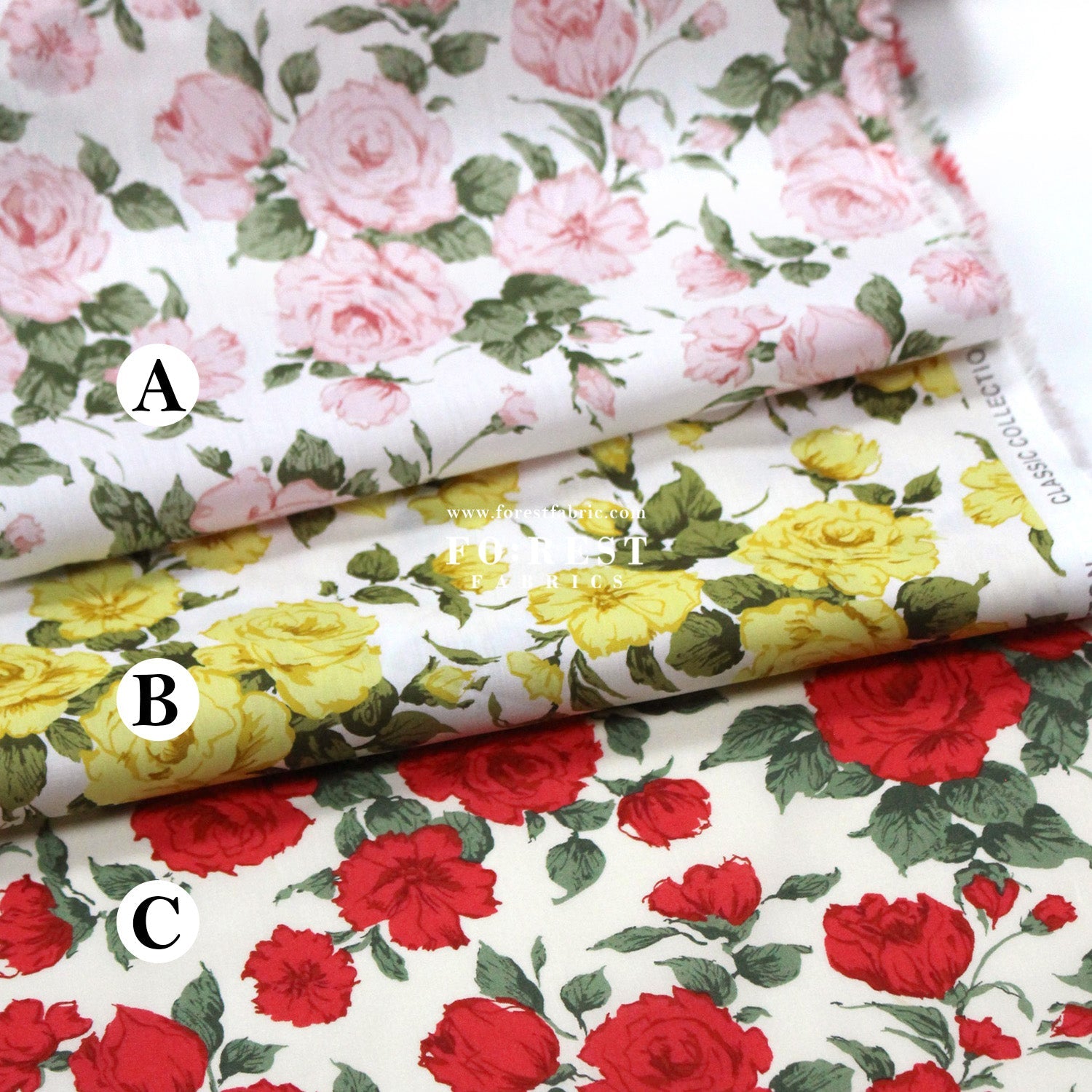Liberty of London (Cotton Tana Lawn Fabric) - Carline Rose - FO:REST Fabric 布恩堂Liberty fabrictana lawnjapanese fabricykk zipper