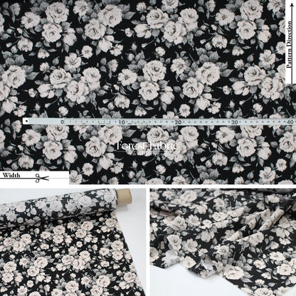 Liberty of London (Cotton Tana Lawn Fabric) - Carline Rose - FO:REST Fabric 布恩堂Liberty fabrictana lawnjapanese fabricykk zipper