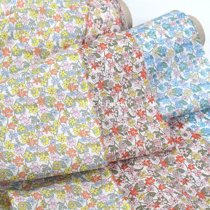 Liberty of London (Cotton Tana Lawn Fabric) - Carmella Daisy - FO:REST Fabric 布恩堂Liberty fabrictana lawnjapanese fabricykk zipper
