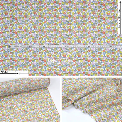 Liberty of London (Cotton Tana Lawn Fabric) - Carmella Daisy - FO:REST Fabric 布恩堂Liberty fabrictana lawnjapanese fabricykk zipper