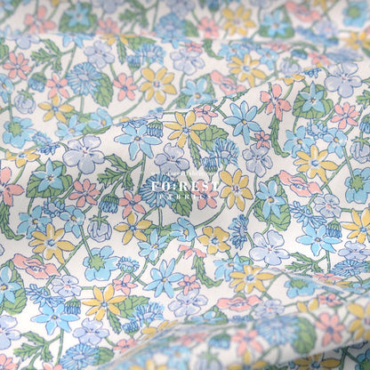 Liberty of London (Cotton Tana Lawn Fabric) - Carmella Daisy - FO:REST Fabric 布恩堂Liberty fabrictana lawnjapanese fabricykk zipper