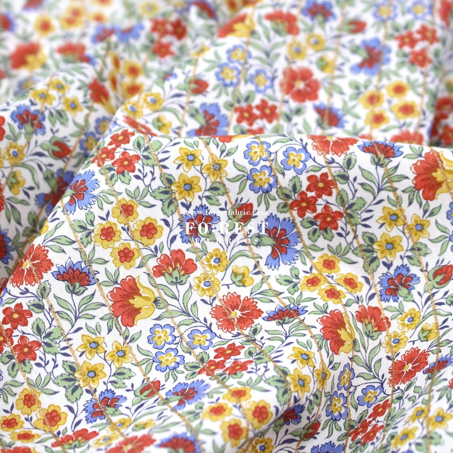 Liberty of London (Cotton Tana Lawn Fabric) - Carnation Garden - FO:REST Fabric 布恩堂Liberty fabrictana lawnjapanese fabricykk zipper