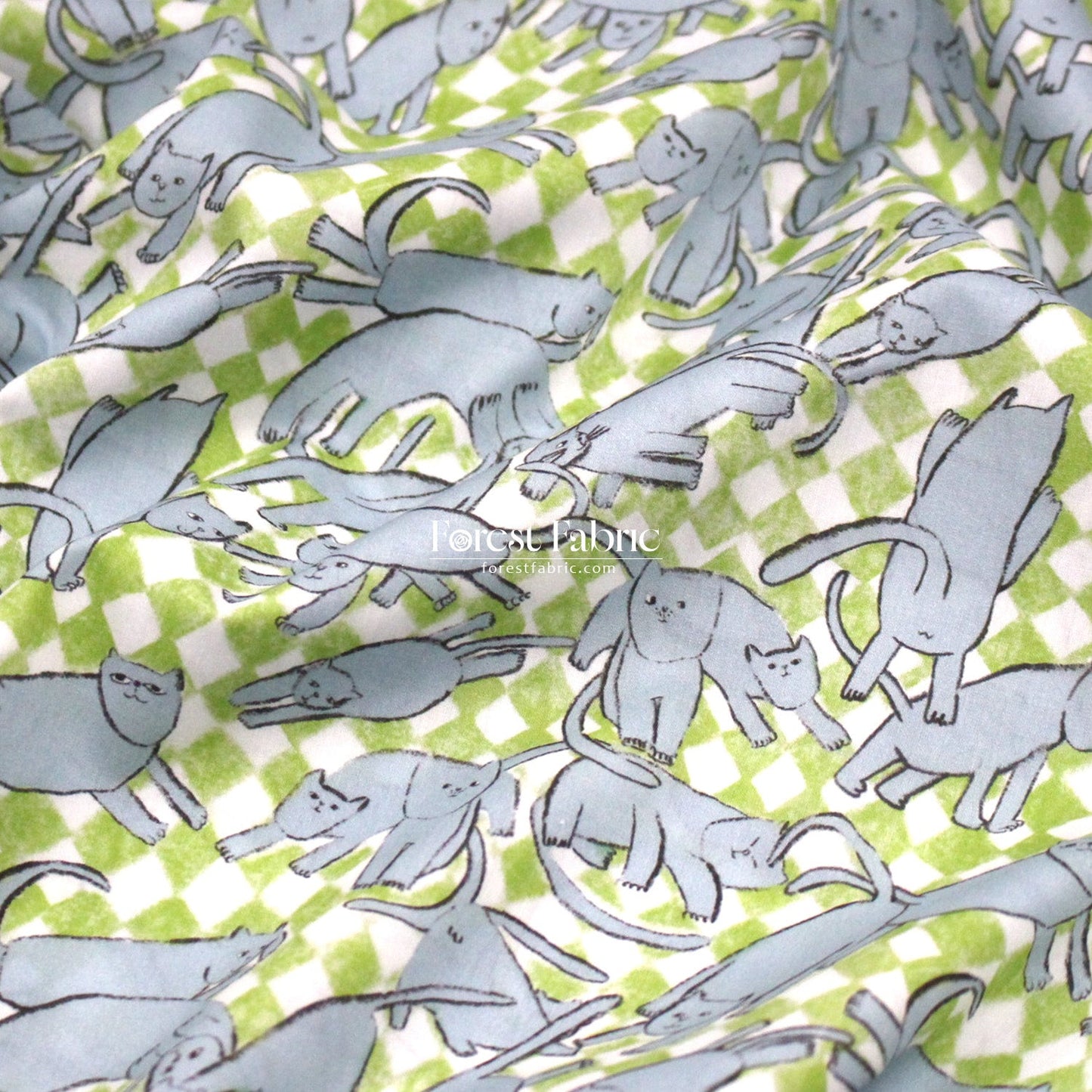 Liberty of London (Cotton Tana Lawn Fabric) - Catnap - FO:REST Fabric 布恩堂Liberty fabrictana lawnjapanese fabricykk zipper