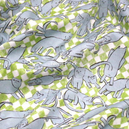 Liberty of London (Cotton Tana Lawn Fabric) - Catnap - FO:REST Fabric 布恩堂Liberty fabrictana lawnjapanese fabricykk zipper