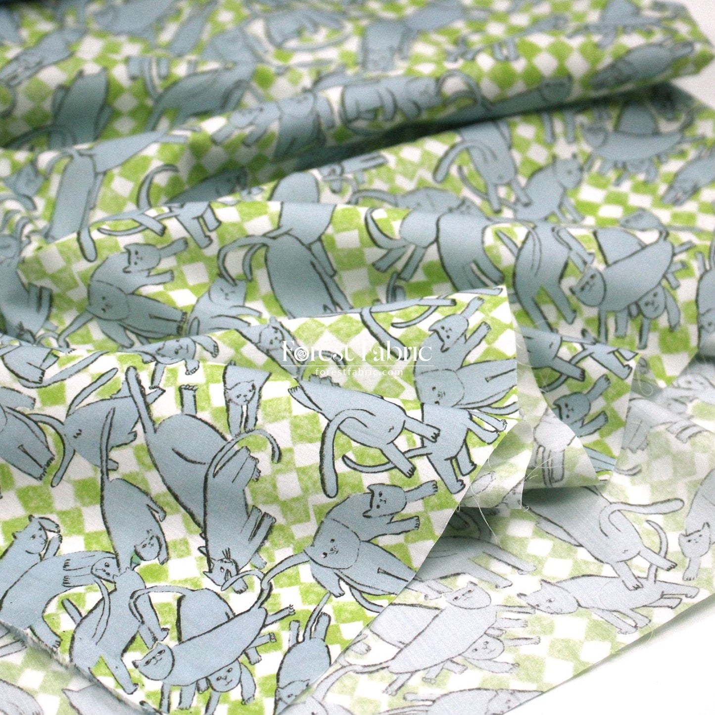 Liberty of London (Cotton Tana Lawn Fabric) - Catnap - FO:REST Fabric 布恩堂Liberty fabrictana lawnjapanese fabricykk zipper