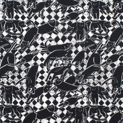 Liberty of London (Cotton Tana Lawn Fabric) - Catnap - FO:REST Fabric 布恩堂Liberty fabrictana lawnjapanese fabricykk zipper