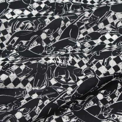 Liberty of London (Cotton Tana Lawn Fabric) - Catnap - FO:REST Fabric 布恩堂Liberty fabrictana lawnjapanese fabricykk zipper