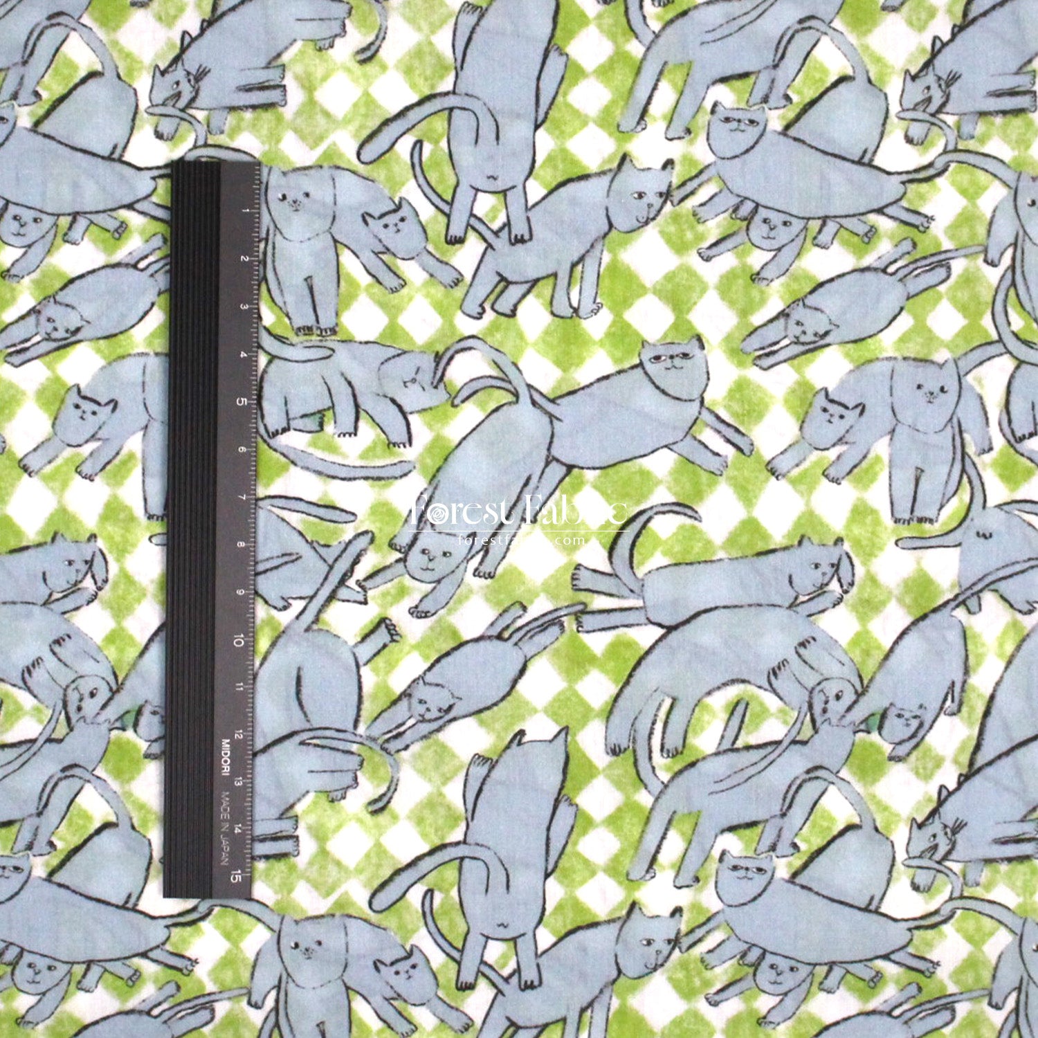 Liberty of London (Cotton Tana Lawn Fabric) - Catnap - FO:REST Fabric 布恩堂Liberty fabrictana lawnjapanese fabricykk zipper