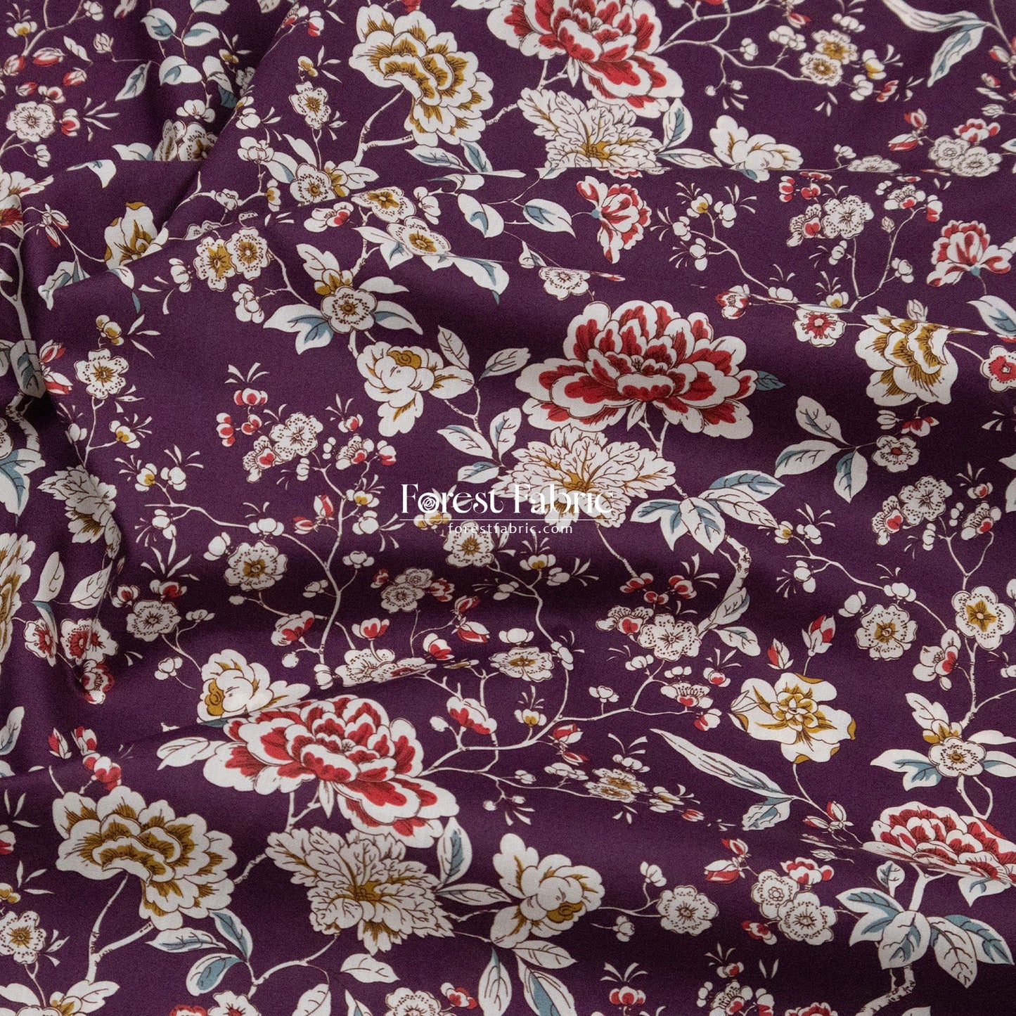 Liberty of London (Cotton Tana Lawn Fabric) - Ceremony - FO:REST Fabric 布恩堂Liberty fabrictana lawnjapanese fabricykk zipper
